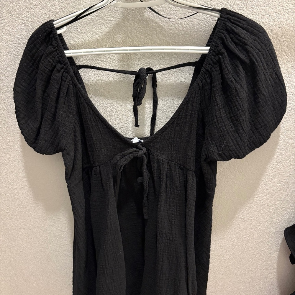 Francesca's Black Mini Dress